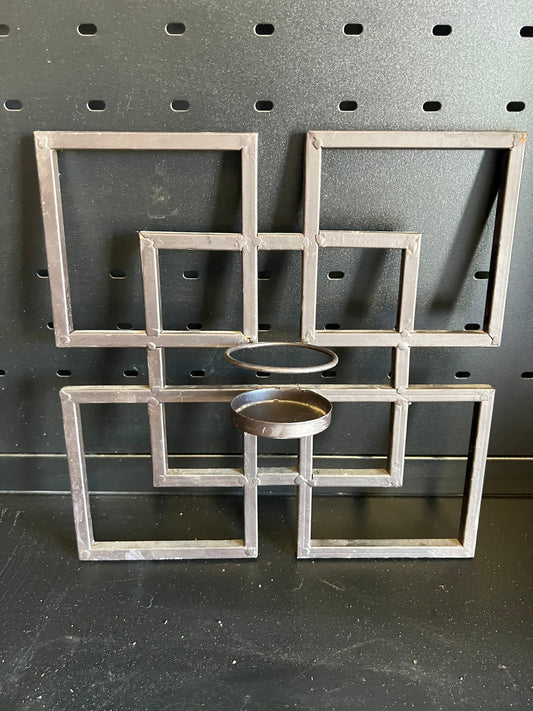 Modern Geometric Square Candle Holder